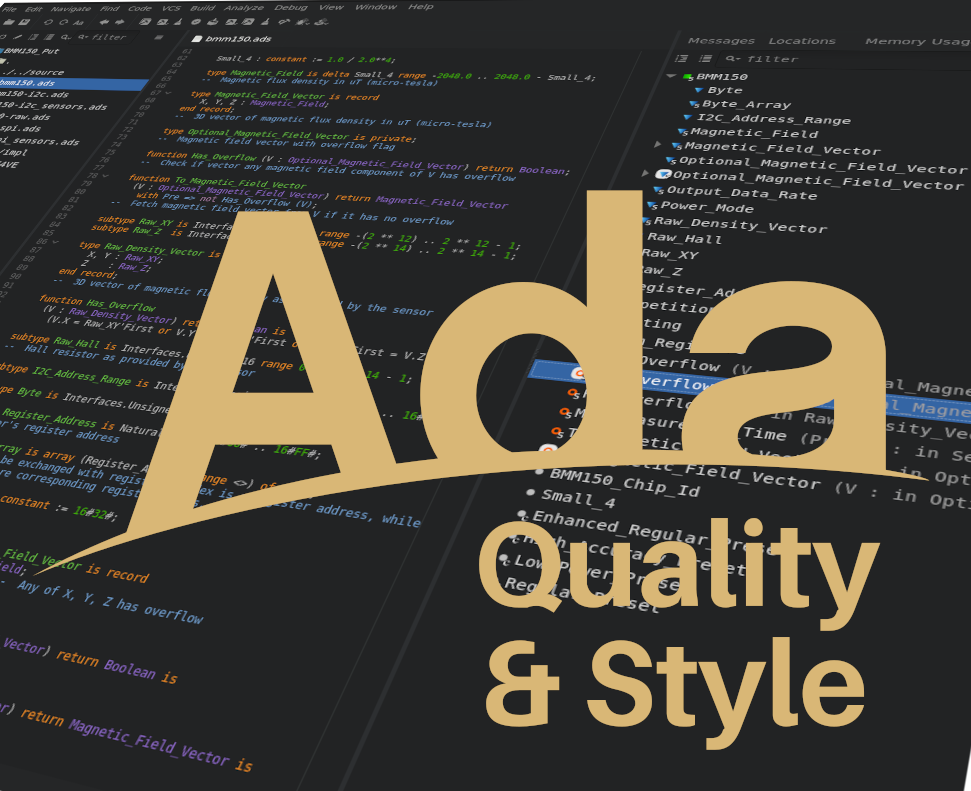 Заставка Ada Quality and Style